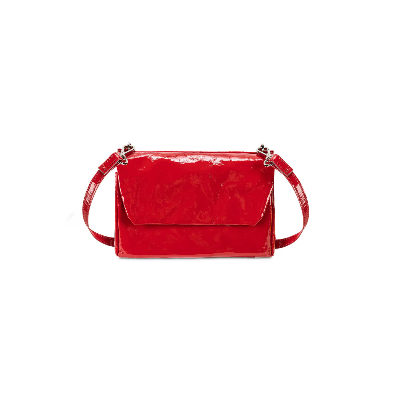 Uashmama Bon-Bon Crossbody Bag Small - Glossy Rosso