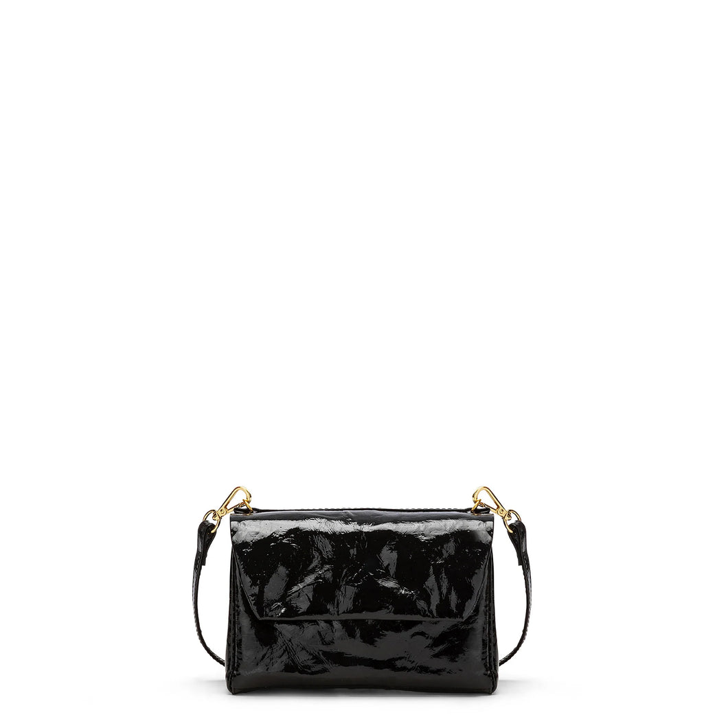 Uashmama Terme Crossbody Bag - Small | Glossy Black