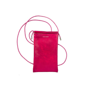 Tracey Tanner - Iridescent Tia Crossbody Phone Pouch | Hologram Fuschia
