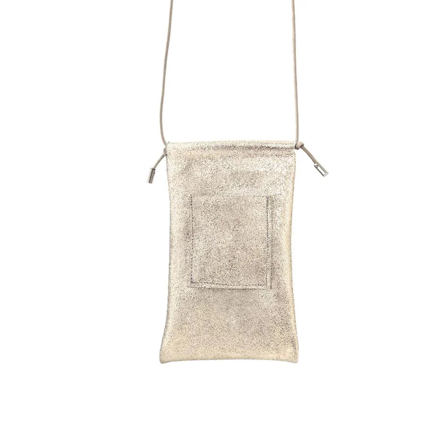 Tracey Tanner - Sparkle Tia Crossbody Phone Pouch | Sparkle Champagne