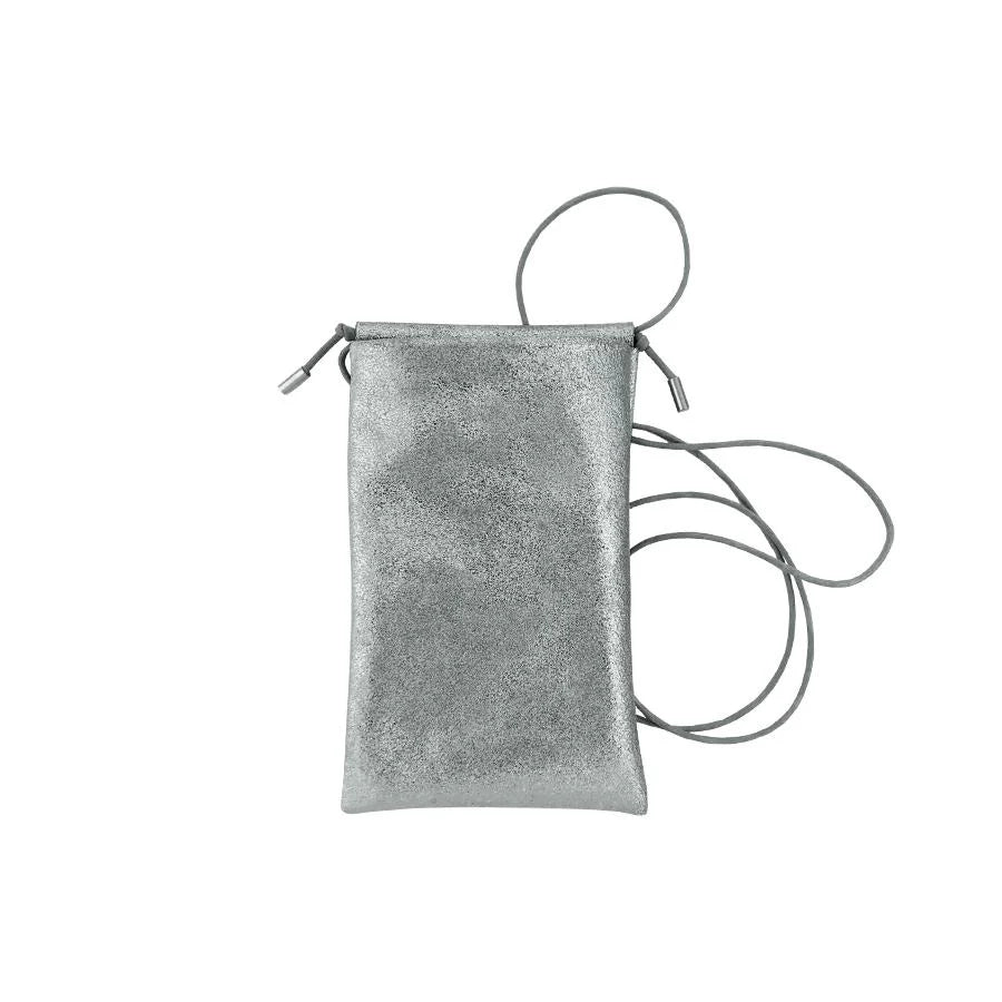 Tracey Tanner - Sparkle Tia Crossbody Phone Pouch | Smoke with Evergreen