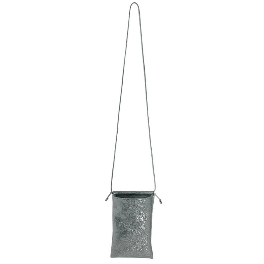 Tracey Tanner - Sparkle Tia Crossbody Phone Pouch | Smoke with Evergreen