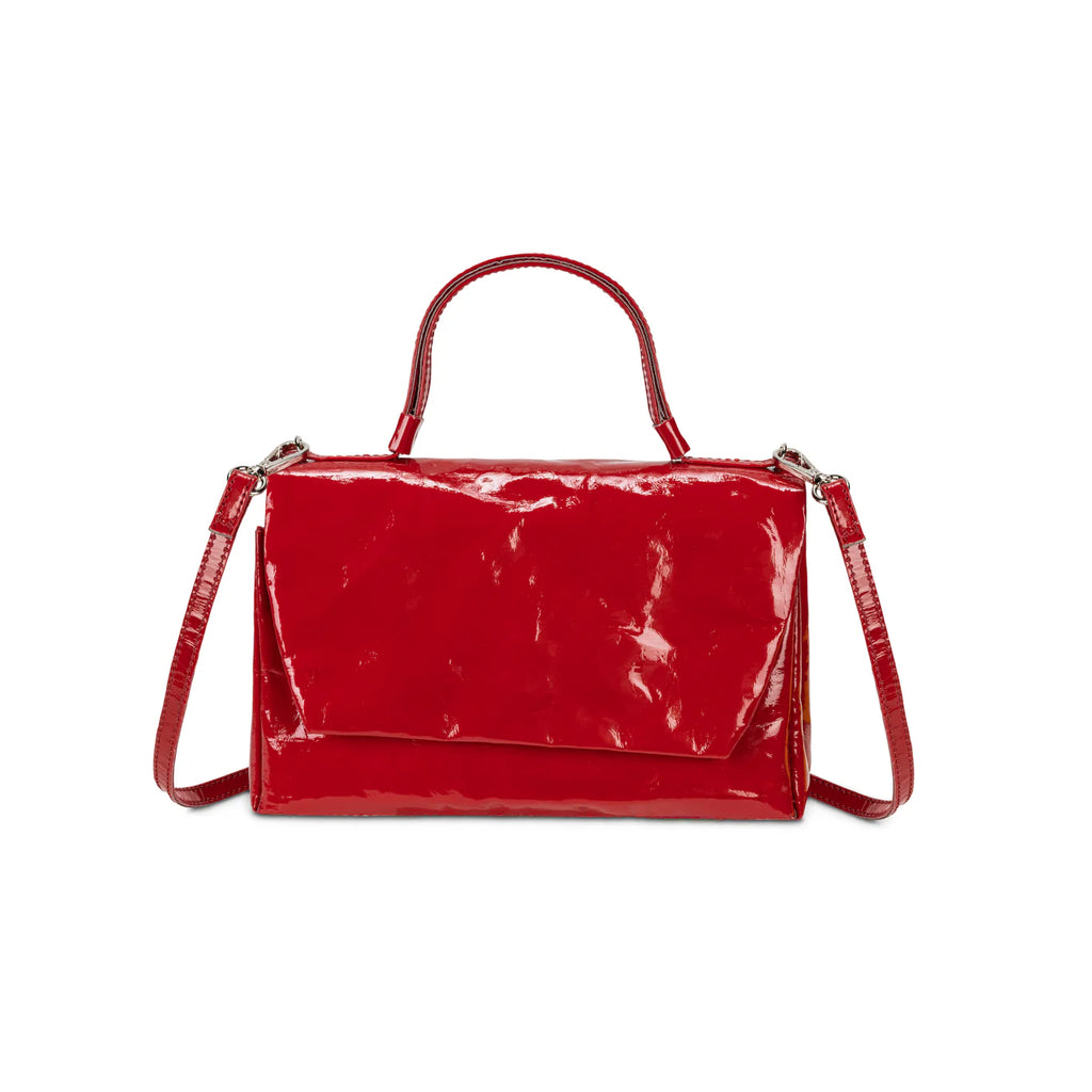 Uashmama Bon-Bon Crossbody Bag Large - Glossy Rosso