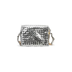 Uashmama Tracolla Crossbody Bag - Large | Woven Silver
