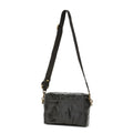 Uashmama Tracolla Crossbody Bag - Large | Metallic Black