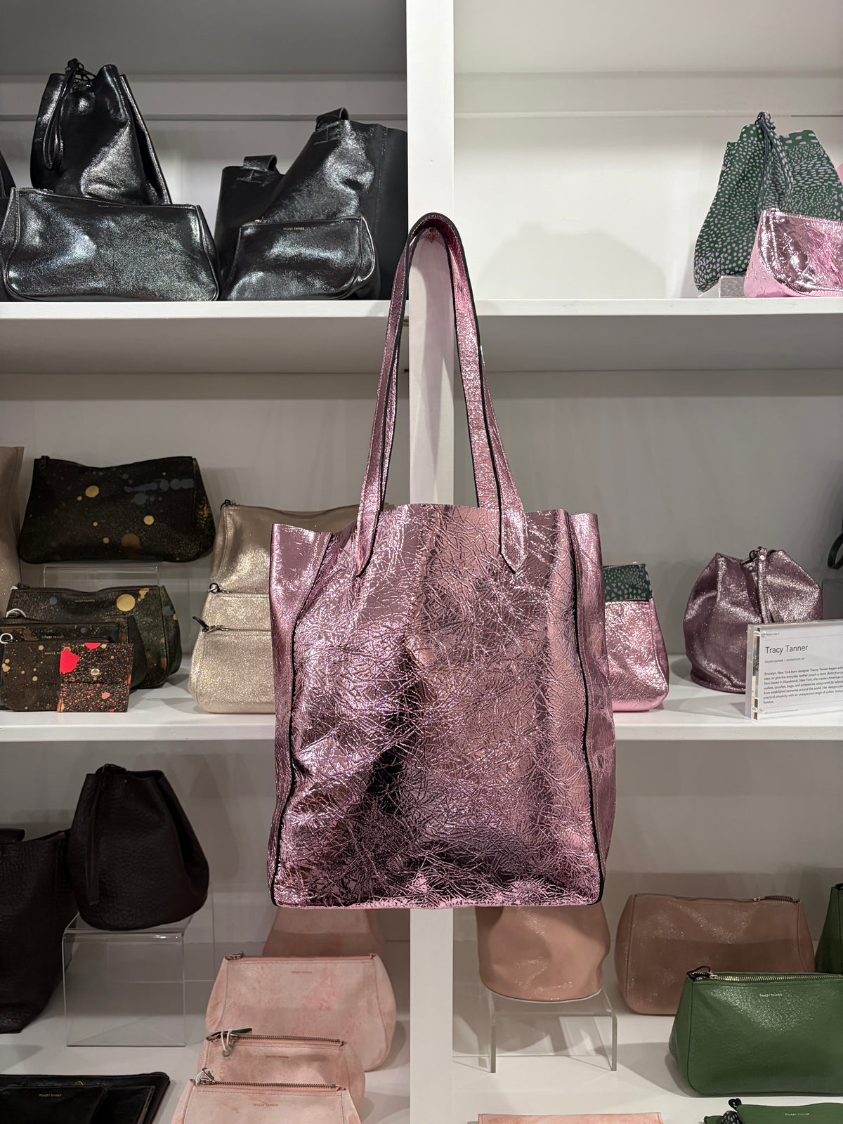 Tracey Tanner Foil Tallulah Tote | Foil Bubblegum