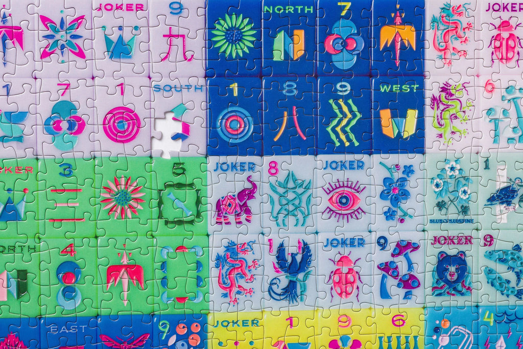 The Mahjong Line Tile Therapy - 1,000-Piece Puzzle