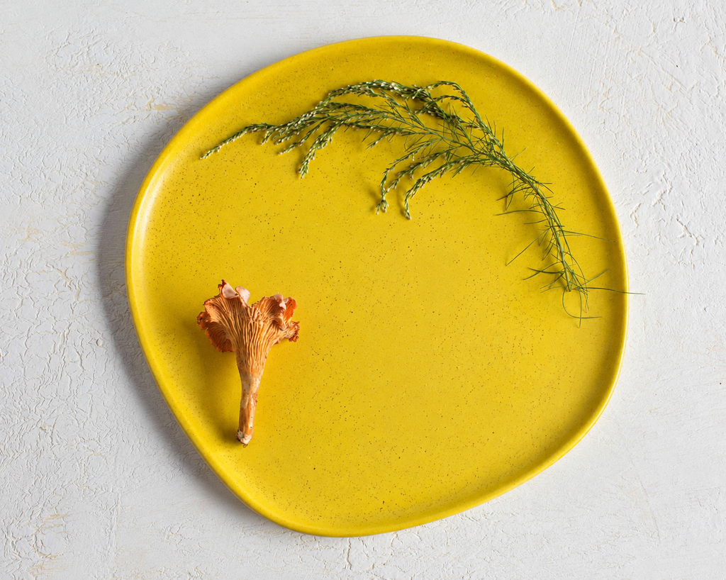 Haand Dinner Plate - Ripple | 11 in - Turmeric