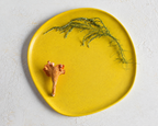 Haand Dinner Plate - Ripple | 11 in - Turmeric