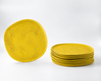 Haand Dinner Plate - Ripple | 11 in - Turmeric