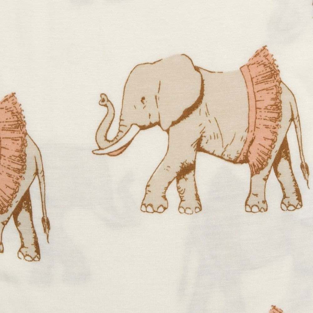 Milkbarn Cotton Long Sleeve One Piece | Tutu Elephant