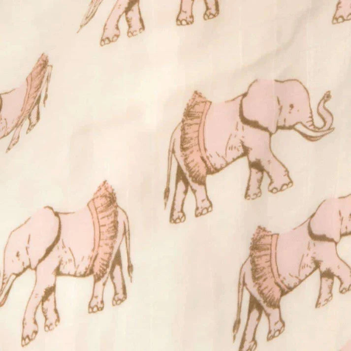Milkbarn Organic Bamboo Swaddle | Tutu Elephant