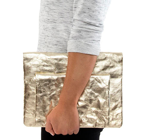 Uashmama Maru Clutch - Medium | Platino