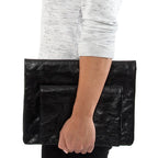 Uashmama Maru Clutch - Medium | Glossy Black