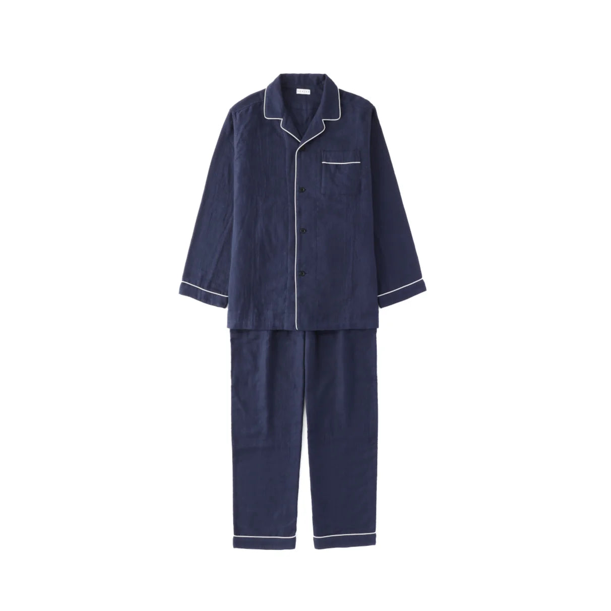 Uchino Marshmallow Gauze Pajama Unisex - Navy