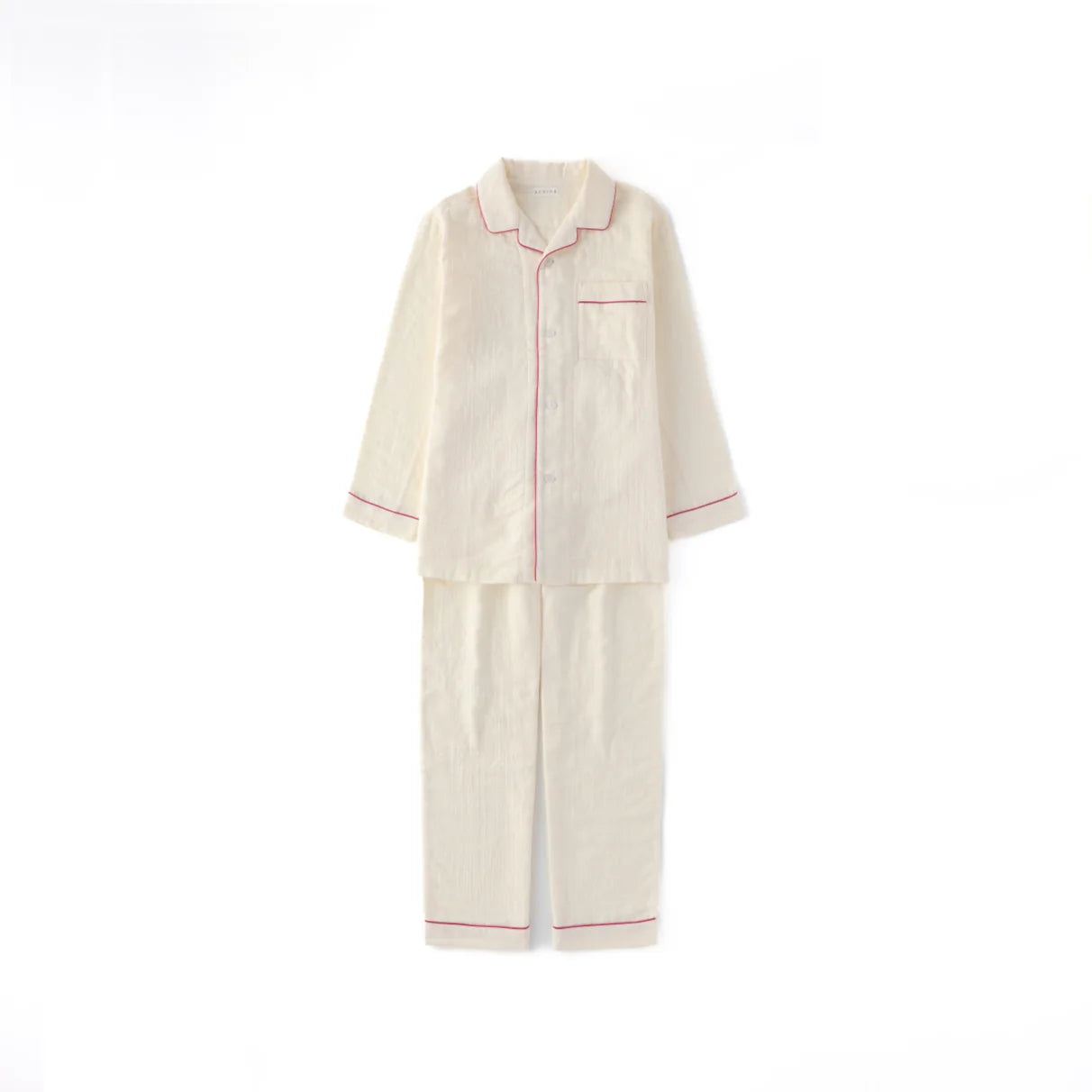 Uchino Marshmallow Gauze Pajama Unisex - Ivory