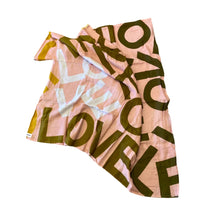 Load image into Gallery viewer, LOVEvolve Blanket - Large | Peach + Olive
