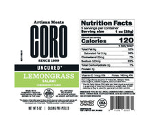 Load image into Gallery viewer, Coro Foods - Lemongrass - Uncured Piccolo
