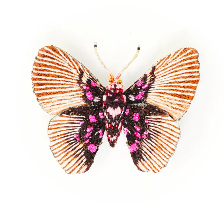 Trovelore Variable False Acraea Butterfly Brooch