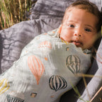 Milkbarn Bamboo Muslin Swaddle | Valais Sheep