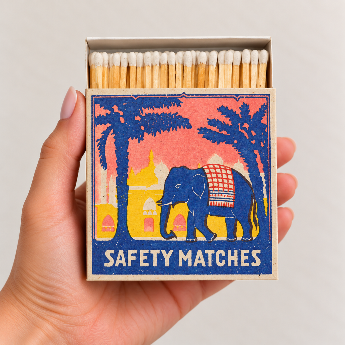 Archivist Keepsake Matchbox - Pink Elephant
