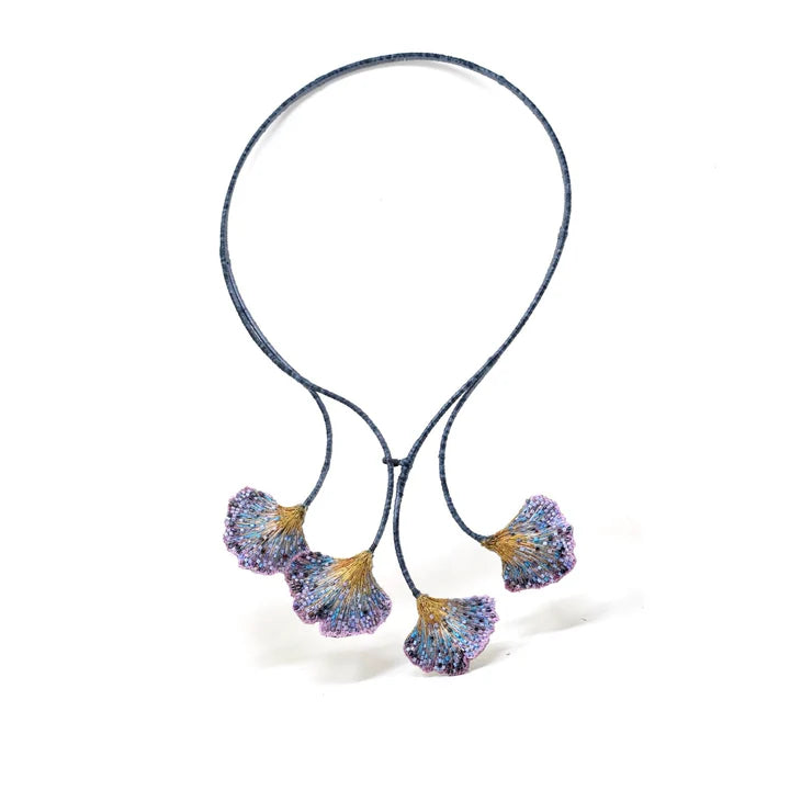 Trovelore Vintage Gingko Leaf Necklace