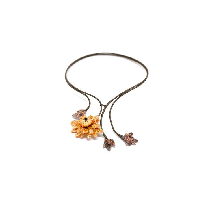 Trovelore Vintage Sunflower Necklace