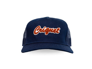 Criquet Trucker Hat | Chenille Navy