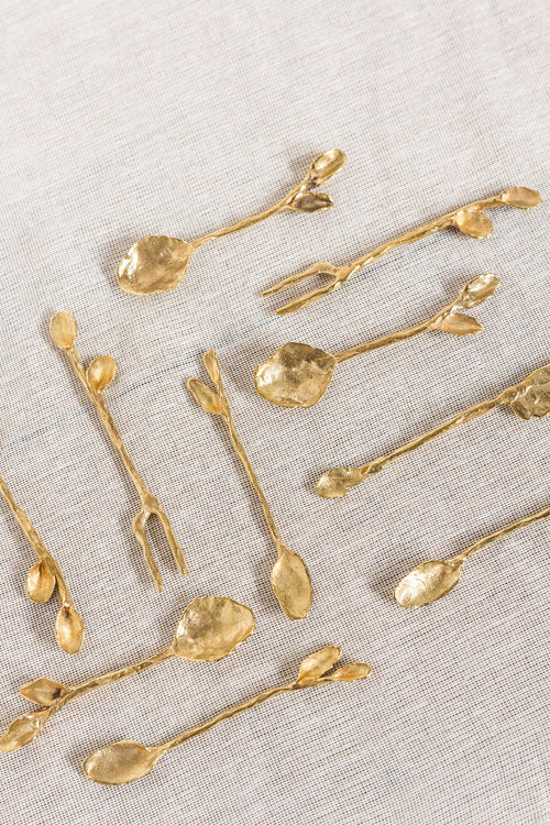 CÂPÂ Small Leaf Spoon - Brass