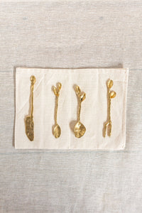 CÂPÂ Medium Leaf Spoon - Brass