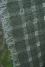 Load image into Gallery viewer, Oats &amp; Rice Waffle Cashmere Scarf | Green
