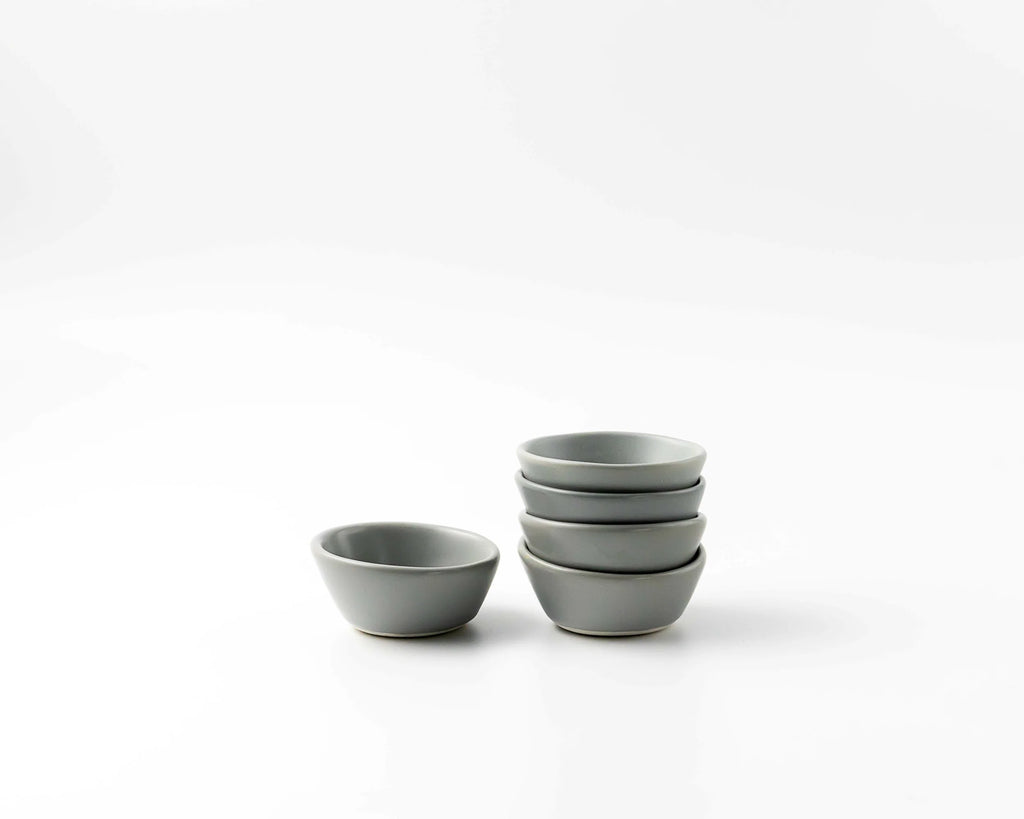 Haand Ramekin - Ripple | 3.5 in + 2.5 oz - Matte Grey