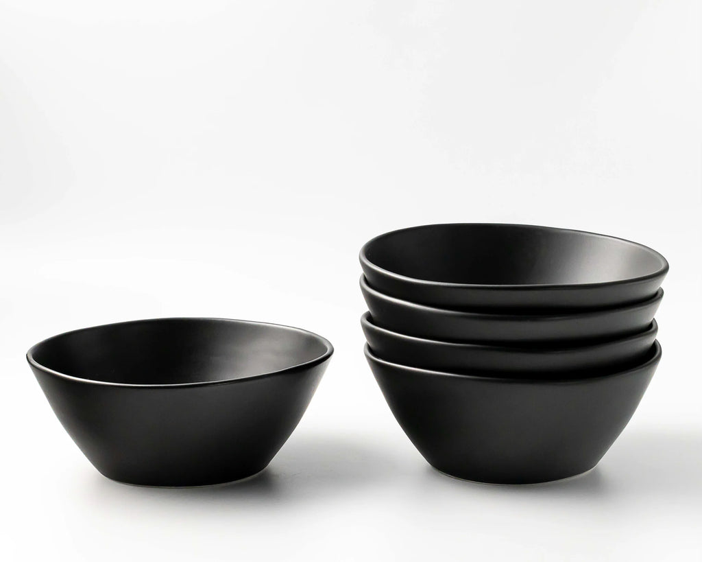 Haand Sharing Bowl - Ripple | 8 in + 38 oz - Matte Black