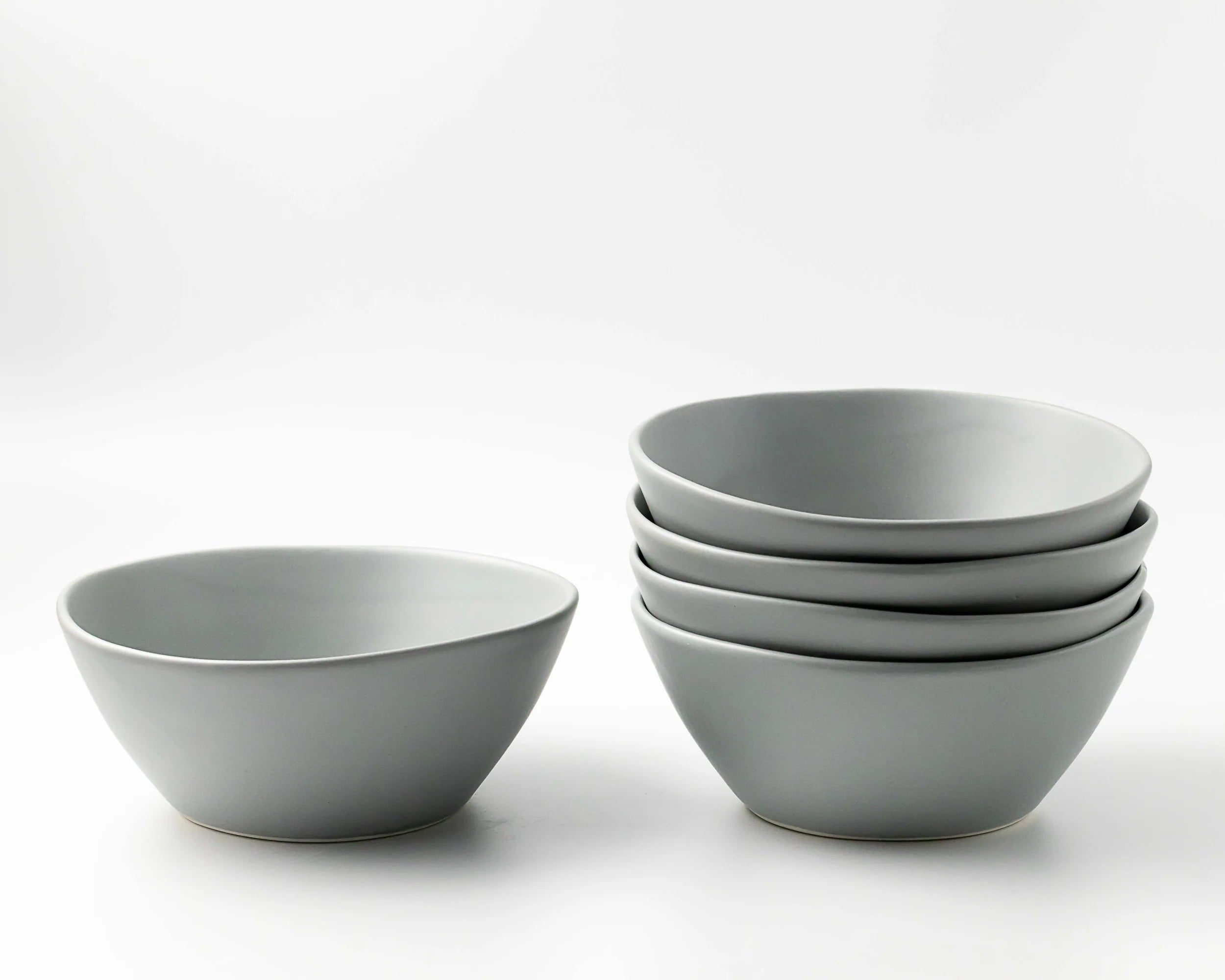 Haand Sharing Bowl - Ripple | 8 in + 38 oz - Matte Grey