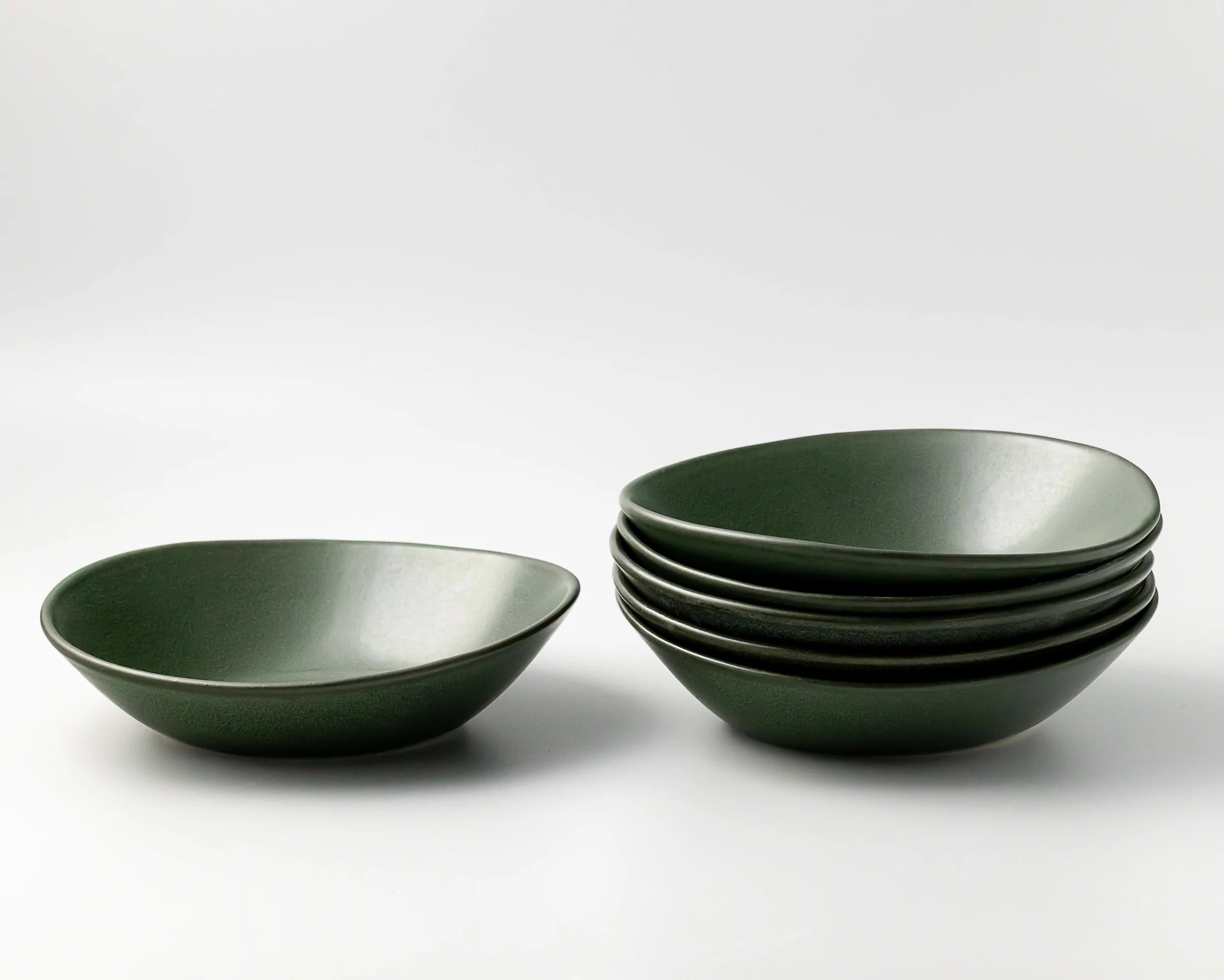 Haand Pasta Bowl - Ripple | 8 in + 20 oz - Fern