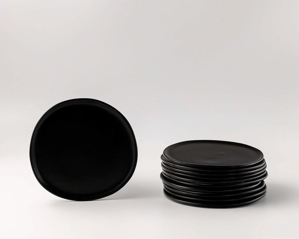 Haand Side Plate - Ripple | 6.5 in - Matte Black