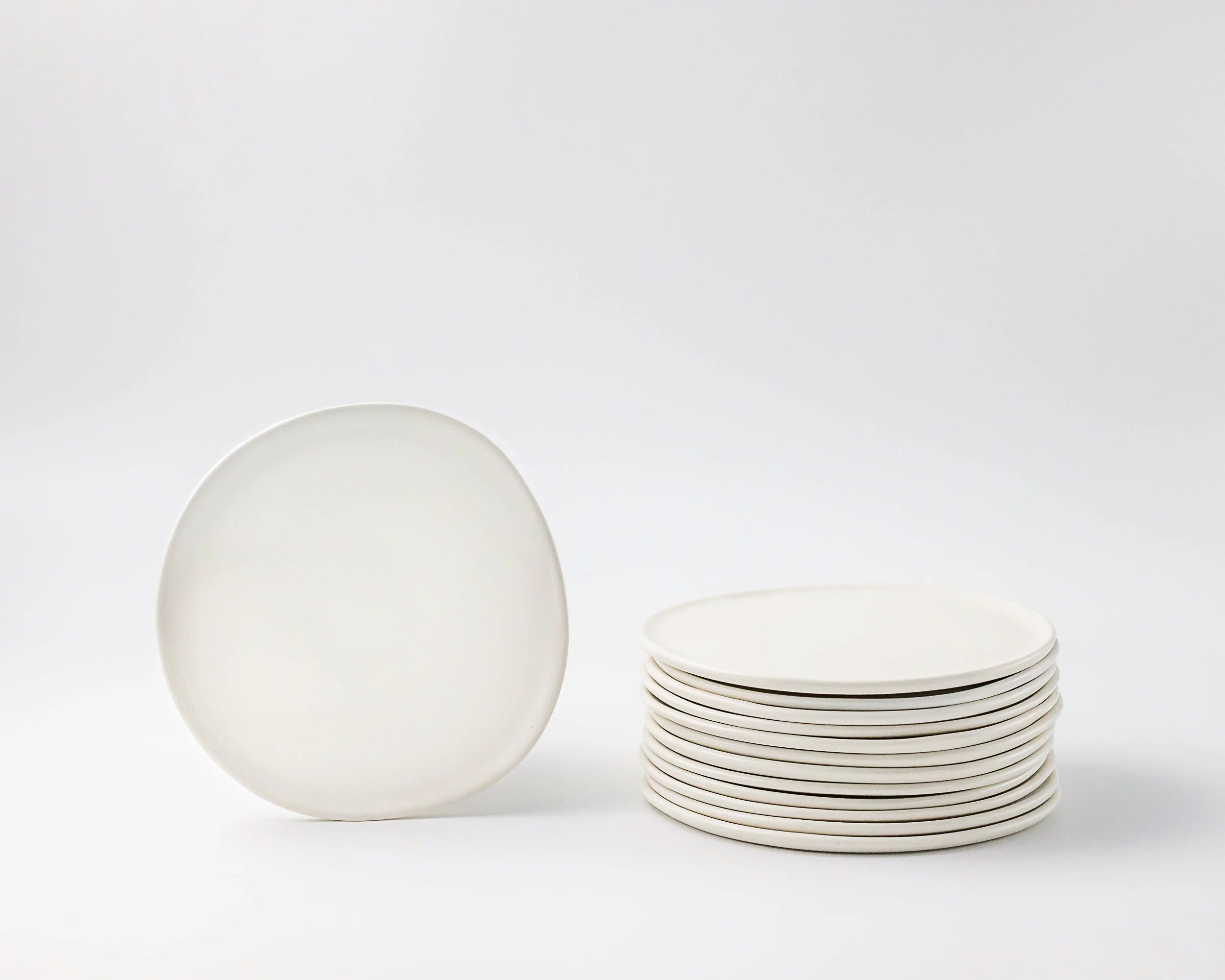 Haand Side Plate - Ripple | 6.5 in - Celadon Green