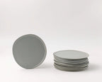 Haand Side Plate - Ripple | 6.5 in - Matte Gray