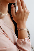 Abacus Row Ara Bracelet - Blush / 7.0"