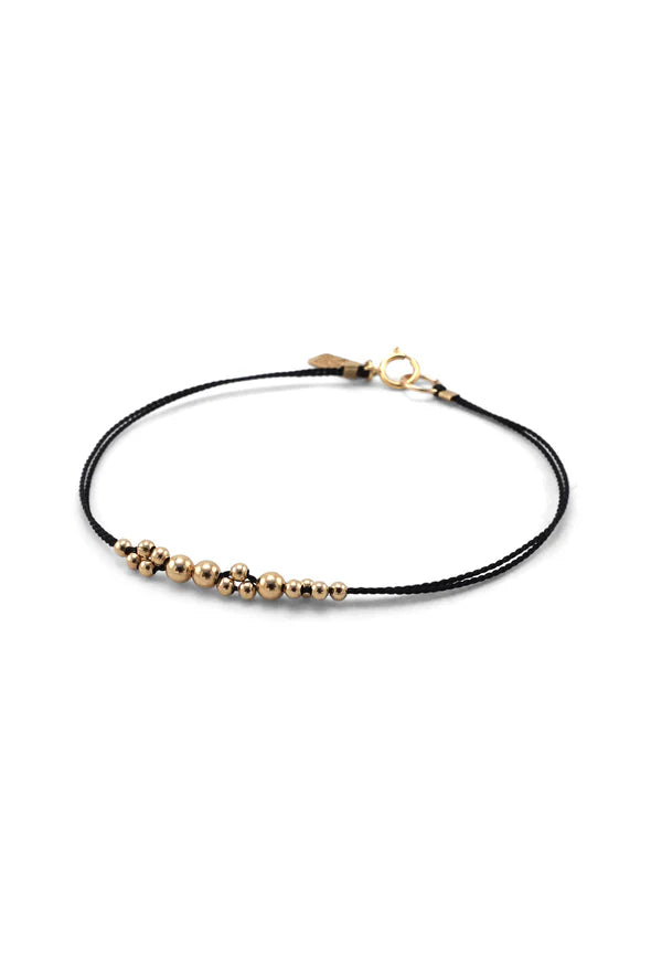 Abacus Row Leo Minor Bracelet - Black / 6.5"
