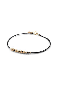 Abacus Row Leo Minor Bracelet - Black / 7.0"