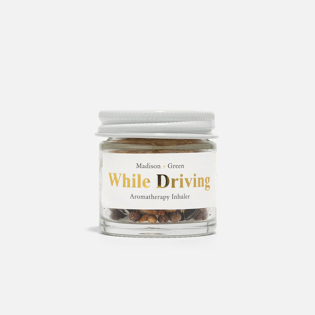 Madison + Green: Aromatherapy Inhaler - While Driving