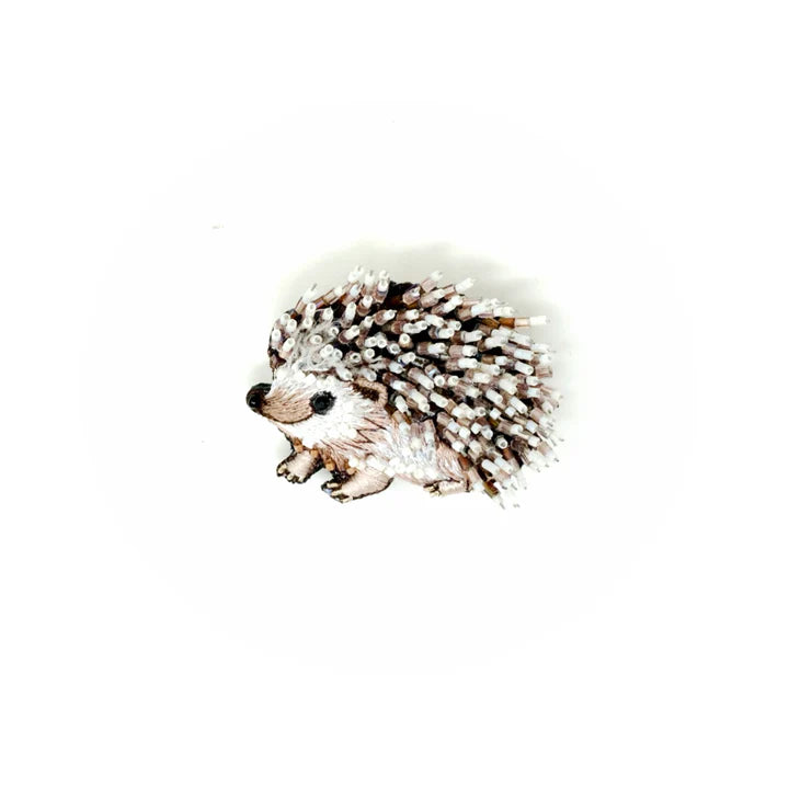 Trovelore White Breasted Hedgehog Brooch