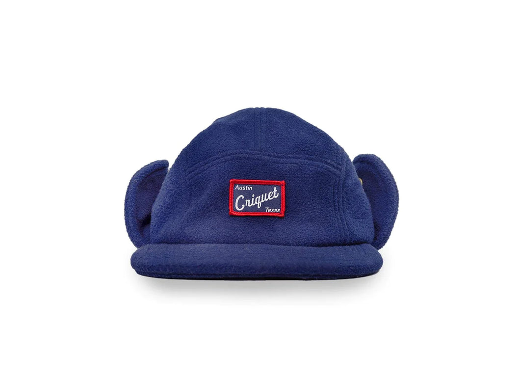 Criquet Patch Fleece Hat | Navy
