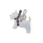 Uashmama Christmas Key Ring - White Schnauzer