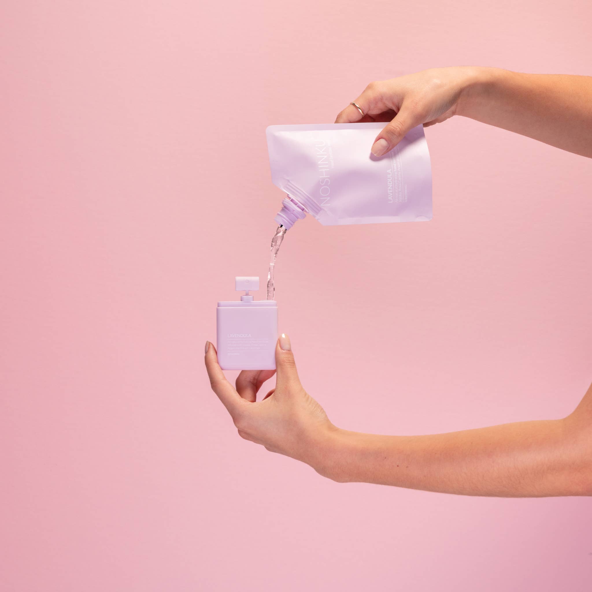 NEW Lavendula Organic Hand Sanitizer Mini Refill Pouch