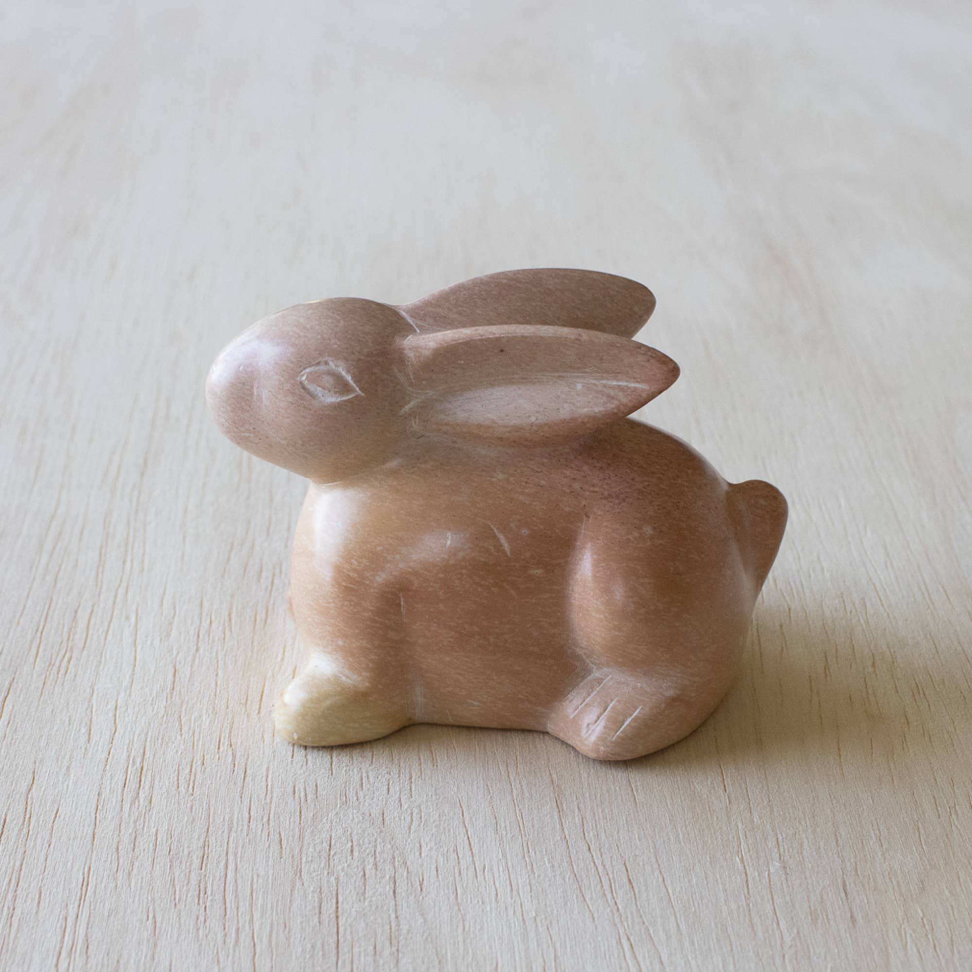 Soapstone Hand-Carved Bunny Resting