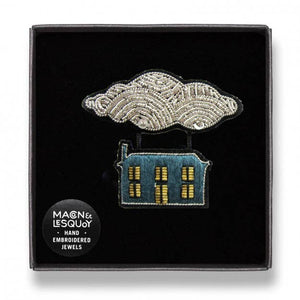 Macon & Lesquoy - Brooch - Flying House