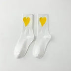Yaya's Luxe Wholesale - Women's Socks with Hearts: Grey