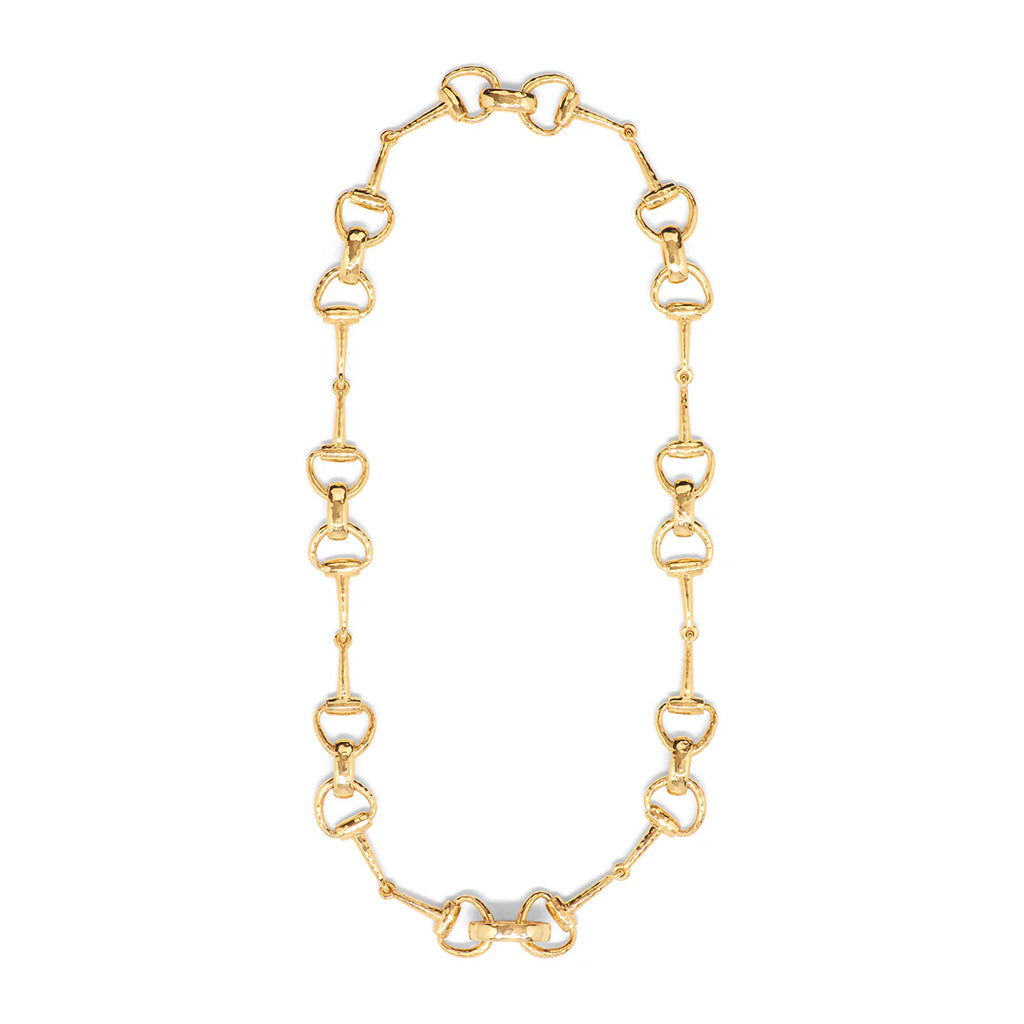 Capucine De Wulf Equestrian Snaffle Bit Chain Necklace - Gold